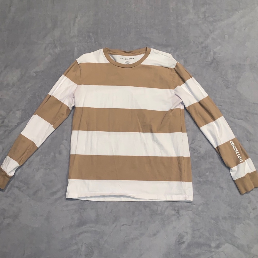 American Eagle Outfitters Striped Long Sleeve Tee